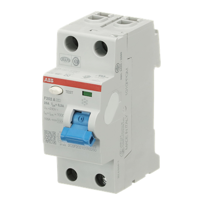 ABB Residual Circuit Breaker 25A 2P 300MA