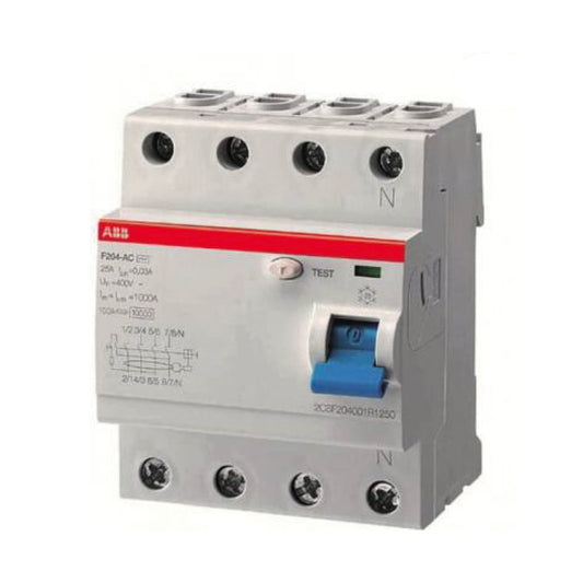 ABB Residual Circuit Breaker 4P 25A 300MA